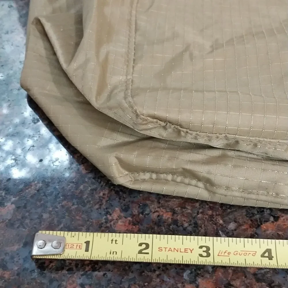 FOLDABLE Baggallini Tan Duffel Bag Spacious and Versatile